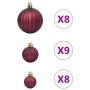 Bolas de Navidad 100 uds color champán y marrón oscuro Ø3/4/6cm de , Adornos festivos - Ref: Foro24-4100011, Precio: 23,79 €,...