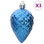 Weihnachtskugeln 98 Stück blau Ø3/4/6 cm von , Festliche Dekorationen - Ref: Foro24-4100013, Preis: 24,42 €, Rabatt: %