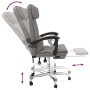 Reclining office chair with massage taupe gray fabric | Foro24|Onlineshop| Casa, Jardín y Más Foro24.es