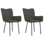 2 pcs light gray velvet dining chairs | Foro24|Onlineshop| Casa, Jardín y Más Foro24.es