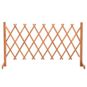 Solid wood trellis garden fence orange spruce 150x80 cm by vidaXL, fence panels - Ref: Foro24-314826, Price: 25,89 €, Discoun...