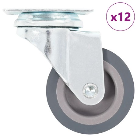 Swivel castors 12 units 50 mm by , Material handling - Ref: Foro24-277817, Price: 32,95 €, Discount: %