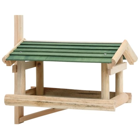 Comedero para pájaros madera maciza 35x29,5x21 cm de vidaXL, Comederos para pájaros - Ref: Foro24-314818, Precio: 29,54 €, De...