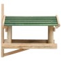 Comedero para pájaros madera maciza 35x29,5x21 cm de vidaXL, Comederos para pájaros - Ref: Foro24-314818, Precio: 29,54 €, De...