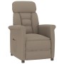 Sillón reclinable de cuero sintético gris taupe de , Sillones - Ref: Foro24-289765, Precio: 197,24 €, Descuento: %