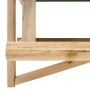 Comedero para pájaros madera maciza 35x29,5x21 cm de vidaXL, Comederos para pájaros - Ref: Foro24-314818, Precio: 29,54 €, De...