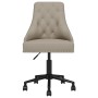 Light grey velvet swivel office chair | Foro24|Onlineshop| Casa, Jardín y Más Foro24.es