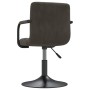 Dark gray velvet kitchen stool | Foro24|Onlineshop| Casa, Jardín y Más Foro24.es