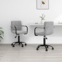 Swivel dining chairs 2 pcs light gray velvet | Foro24|Onlineshop| Casa, Jardín y Más Foro24.es