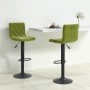 2 pcs light green velvet kitchen stools | Foro24|Onlineshop| Casa, Jardín y Más Foro24.es