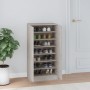 Shoe cabinet plywood concrete gray 55x35x108 cm by , Shoe racks and shoe organizers - Ref: Foro24-342666, Price: 130,12 €, Di...