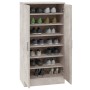 Mueble zapatero madera contrachapada gris hormigón 55x35x108 cm de , Zapateros y organizadores de calzado - Ref: Foro24-34266...