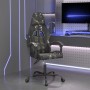 Silla gaming giratoria cuero sintético negro y camuflaje | Foro24|Onlineshop| Casa, Jardín y Más Foro24.es