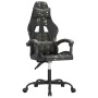 Black synthetic leather and camouflage swivel gaming chair by , Gaming chairs - Ref: Foro24-349530, Price: 117,83 €, Discount: %