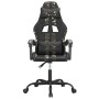 Black synthetic leather and camouflage swivel gaming chair by , Gaming chairs - Ref: Foro24-349530, Price: 117,83 €, Discount: %