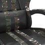 Black synthetic leather and camouflage swivel gaming chair by , Gaming chairs - Ref: Foro24-349530, Price: 117,83 €, Discount: %