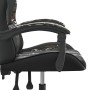 Black synthetic leather and camouflage swivel gaming chair by , Gaming chairs - Ref: Foro24-349530, Price: 117,83 €, Discount: %