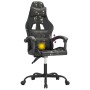 Silla gaming giratoria cuero sintético negro y camuflaje | Foro24|Onlineshop| Casa, Jardín y Más Foro24.es