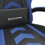 Drehbarer Gaming-Stuhl aus schwarzem und blauem Kunstleder | Foro24|Onlineshop| Casa, Jardín y Más Foro24.es