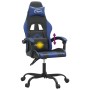 Silla gaming giratoria cuero sintético negro y azul by , Gaming chairs - Ref: Foro24-349591, Price: 117,94 €, Discount: %