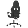 Black and white synthetic leather swivel gaming chair by , Gaming chairs - Ref: Foro24-349524, Price: 127,96 €, Discount: %