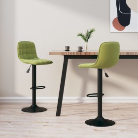 2 pcs light green velvet kitchen stools by , Kitchen stools - Ref: Foro24-333993, Price: 121,48 €, Discount: %