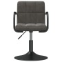 Swivel dining chairs 2 units dark gray velvet | Foro24|Onlineshop| Casa, Jardín y Más Foro24.es