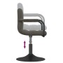 Swivel dining chairs 2 units dark gray velvet | Foro24|Onlineshop| Casa, Jardín y Más Foro24.es