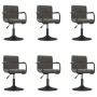 Swivel dining chairs 6 units dark gray velvet | Foro24|Onlineshop| Casa, Jardín y Más Foro24.es