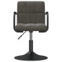 Swivel dining chairs 6 units dark gray velvet | Foro24|Onlineshop| Casa, Jardín y Más Foro24.es