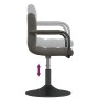 Swivel dining chairs 6 units dark gray velvet | Foro24|Onlineshop| Casa, Jardín y Más Foro24.es