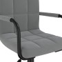 Dark grey velvet swivel dining chair | Foro24|Onlineshop| Casa, Jardín y Más Foro24.es