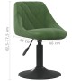 Silla de comedor de terciopelo verde oscuro | Foro24|Onlineshop| Casa, Jardín y Más Foro24.es