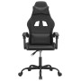 Gaming-Stuhl aus schwarzem Kunstleder von , Gaming-Stühle - Ref: Foro24-3143850, Preis: 116,29 €, Rabatt: %