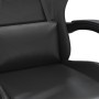 Black synthetic leather gaming chair by , Gaming chairs - Ref: Foro24-3143850, Price: 116,29 €, Discount: %