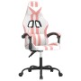 Silla gaming cuero sintético blanco y rosa de , Sillones para videojuegos - Ref: Foro24-3143827, Precio: 128,90 €, Descuento: %