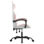 Silla gaming cuero sintético blanco y rosa de , Sillones para videojuegos - Ref: Foro24-3143827, Precio: 128,90 €, Descuento: %