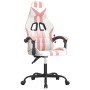 Silla gaming cuero sintético blanco y rosa de , Sillones para videojuegos - Ref: Foro24-3143827, Precio: 128,90 €, Descuento: %