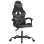 Silla gaming cuero sintético negro y gris de , Sillones para videojuegos - Ref: Foro24-3143846, Precio: 116,29 €, Descuento: %