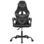 Silla gaming cuero sintético negro y gris de , Sillones para videojuegos - Ref: Foro24-3143846, Precio: 116,29 €, Descuento: %