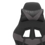 Silla gaming cuero sintético negro y gris de , Sillones para videojuegos - Ref: Foro24-3143846, Precio: 116,29 €, Descuento: %