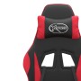 Silla gaming cuero sintético negro y rojo de , Sillones para videojuegos - Ref: Foro24-3143867, Precio: 117,16 €, Descuento: %