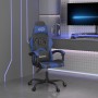 Silla gaming cuero sintético negro y azul de , Sillones para videojuegos - Ref: Foro24-3143890, Precio: 117,94 €, Descuento: %