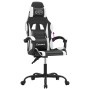 Black and white synthetic leather gaming chair | Foro24|Onlineshop| Casa, Jardín y Más Foro24.es