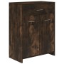 Set de muebles baño 4 pzas madera contrachapada roble ahumado de , Muebles de baño - Ref: Foro24-3154409, Precio: 206,34 €, D...