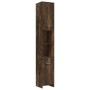 Set de muebles baño 4 pzas madera contrachapada roble ahumado de , Muebles de baño - Ref: Foro24-3154409, Precio: 206,34 €, D...