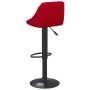 Red wine velvet kitchen stool | Foro24|Onlineshop| Casa, Jardín y Más Foro24.es