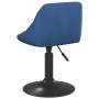 Swivel dining chairs 2 pcs blue velvet | Foro24|Onlineshop| Casa, Jardín y Más Foro24.es