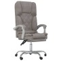 Reclining office chair with massage taupe gray fabric | Foro24|Onlineshop| Casa, Jardín y Más Foro24.es