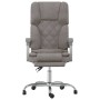 Reclining office chair with massage taupe gray fabric | Foro24|Onlineshop| Casa, Jardín y Más Foro24.es